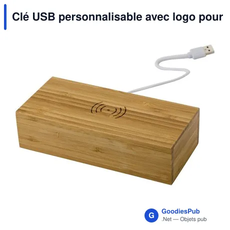 Clé USB personnalisable avec logo pour objets publicitaires