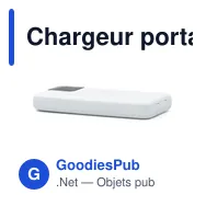 Chargeur portable personnalisable BrandCharger avec logo - Miniature 11