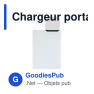 Chargeur portable personnalisable BrandCharger avec logo - Miniature 8