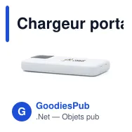 Chargeur portable personnalisable BrandCharger avec logo - Miniature 9