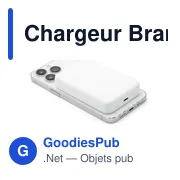 Chargeur sans fil personnalisable BrandCharger avec logo - Miniature 2