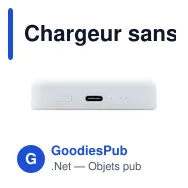 Chargeur sans fil personnalisable BrandCharger avec logo - Miniature 12