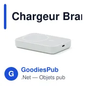 Chargeur sans fil personnalisable BrandCharger avec logo - Miniature 3
