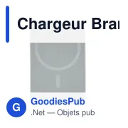 Chargeur sans fil personnalisable BrandCharger avec logo - Miniature 5
