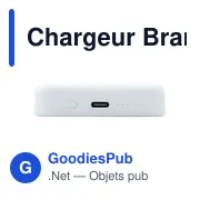 Chargeur sans fil personnalisable BrandCharger avec logo - Miniature 6
