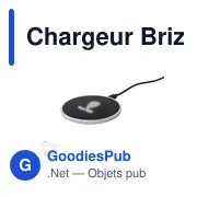 Clé USB personnalisable avec logo pour entreprises - Chargeur Brizem - Miniature 1