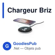 Clé USB personnalisable avec logo pour entreprises - Chargeur Brizem - Miniature 3