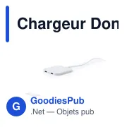 Chargeur sans fil personnalisable Donson avec logo - Miniature 1