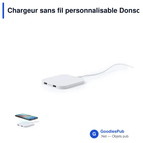 Chargeur sans fil personnalisable Donson avec logo