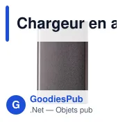 Chargeur en aluminium de 4 000mAh Ezra - Miniature 5