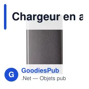 Chargeur en aluminium de 4 000mAh Ezra - Miniature 6