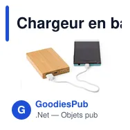 Chargeur en bambou personnalisable avec logo - 4 000mAh Ruby - Miniature 4