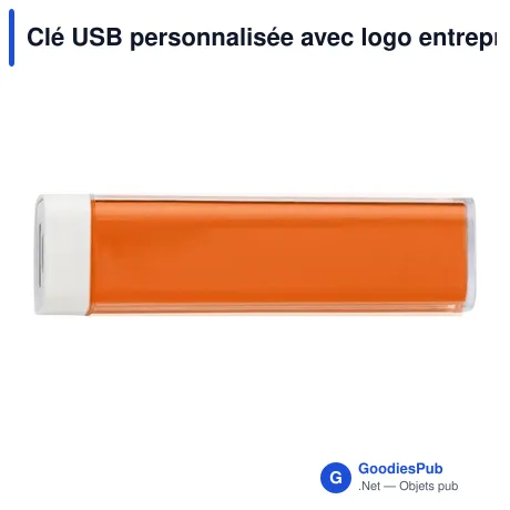 Clé USB personnalisée avec logo entreprise