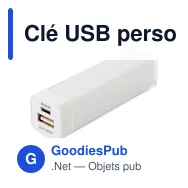 Clé USB personnalisée avec logo entreprise - Miniature 3