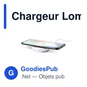 Chargeur sans fil Lomen personnalisable avec logo - Miniature 3