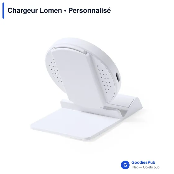 Chargeur sans fil Lomen personnalisable avec logo - Image 5