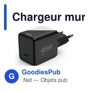 Chargeur mural 45W Hama Supermini - Miniature 1