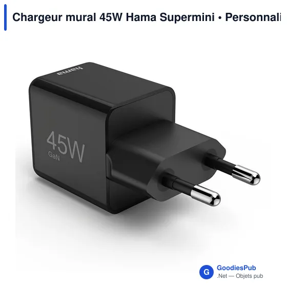 Chargeur mural 45W Hama Supermini - Image 4