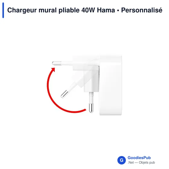 Chargeur mural pliable 40W Hama - Image 11