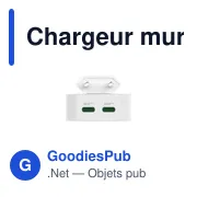 Chargeur mural pliable 40W Hama - Miniature 13