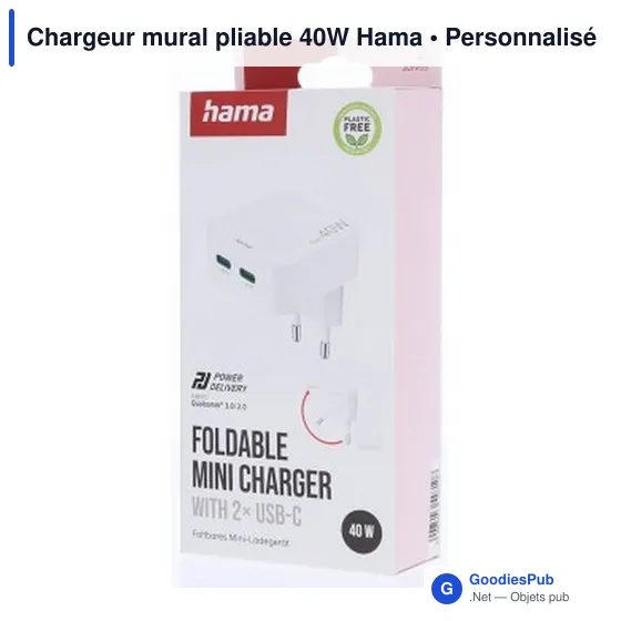 Chargeur mural pliable 40W Hama - Image 15