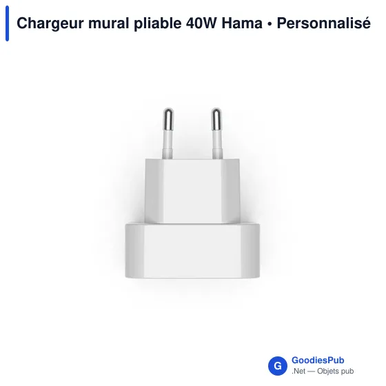 Chargeur mural pliable 40W Hama - Image 8