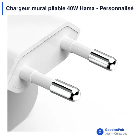 Chargeur mural pliable 40W Hama - Image 9