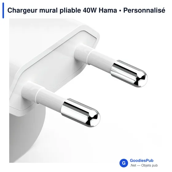 Chargeur mural pliable 40W Hama - Image 10