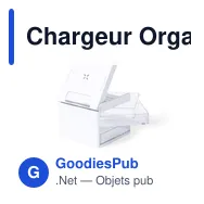 Chargeur Organiseur personnalisable avec logo - Macky - Miniature 3