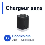 Chargeur sans fil personnalisable Ruclox avec logo - 3 en 1 - Miniature 4