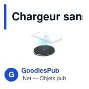 Chargeur sans fil 10W Hama - Miniature 2