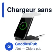 Chargeur sans fil 15W personnalisable avec logo | Todd - Miniature 4