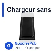 Chargeur sans fil 15W personnalisable avec logo | Todd - Miniature 7