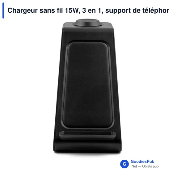 Chargeur sans fil 15W personnalisable avec logo | Todd - Image 7