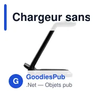 Chargeur sans fil 15W personnalisable avec logo | Todd - Miniature 8