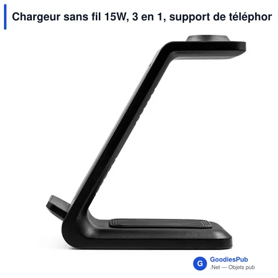 Chargeur sans fil 15W personnalisable avec logo | Todd - Image 8