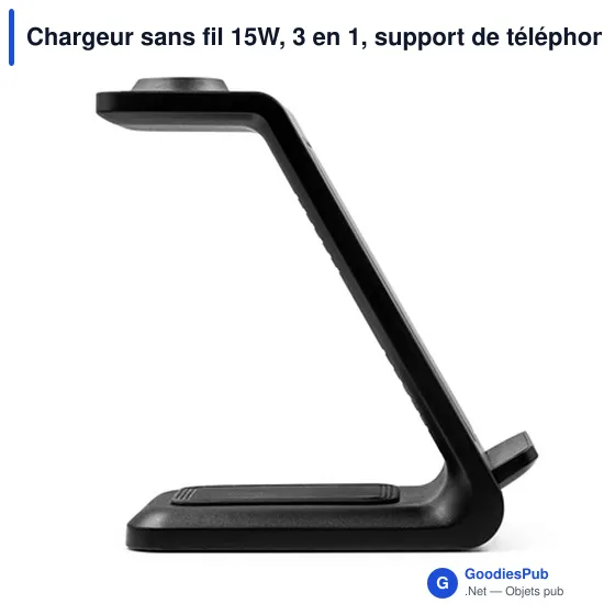 Chargeur sans fil 15W personnalisable avec logo | Todd - Image 9