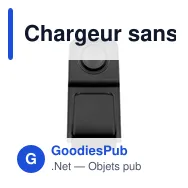 Chargeur sans fil 15W personnalisable avec logo | Todd - Miniature 10