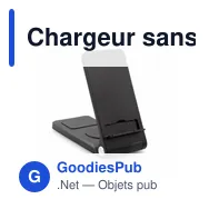 Chargeur sans fil personnalisable 15W avec support pour téléphone | Zitaavec logo - Miniature 2