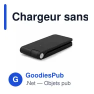 Chargeur sans fil personnalisable 15W avec support pour téléphone | Zitaavec logo - Miniature 4