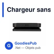 Chargeur sans fil personnalisable 15W avec support pour téléphone | Zitaavec logo - Miniature 6