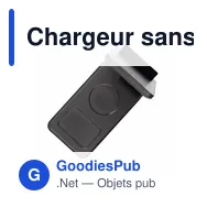 Chargeur sans fil personnalisable 15W avec support pour téléphone | Zitaavec logo - Miniature 9