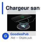 Chargeur sans fil personnalisable 15W avec logo | Danre - Miniature 4