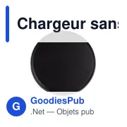 Chargeur sans fil personnalisable 15W avec logo | Danre - Miniature 5