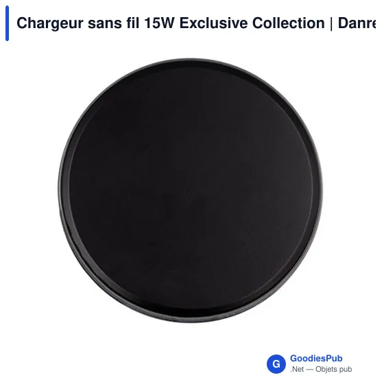 Chargeur sans fil personnalisable 15W avec logo | Danre - Image 5