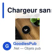 Chargeur sans fil personnalisable 15W avec logo | Danre - Miniature 6