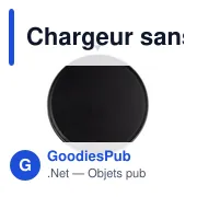 Chargeur sans fil personnalisable 15W avec logo | Danre - Miniature 7
