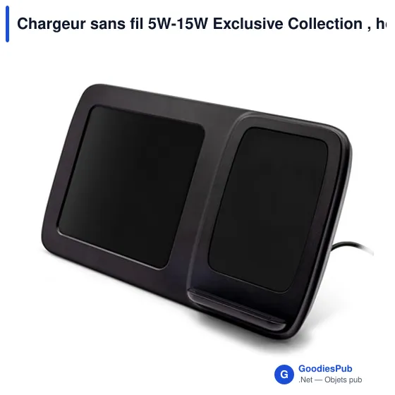 Chargeur sans fil personnalisable avec horloge numérique | Ishaavec logo - Image 6