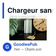 Chargeur sans fil personnalisable en bambou 10W avec logo | Jazzlyn - Miniature 2