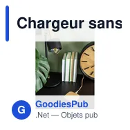 Chargeur sans fil personnalisable en bambou 10W avec logo | Jazzlyn - Miniature 9